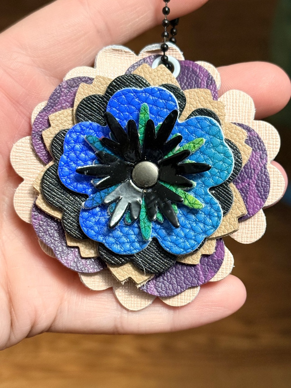 Handmade Floral Bag Charm